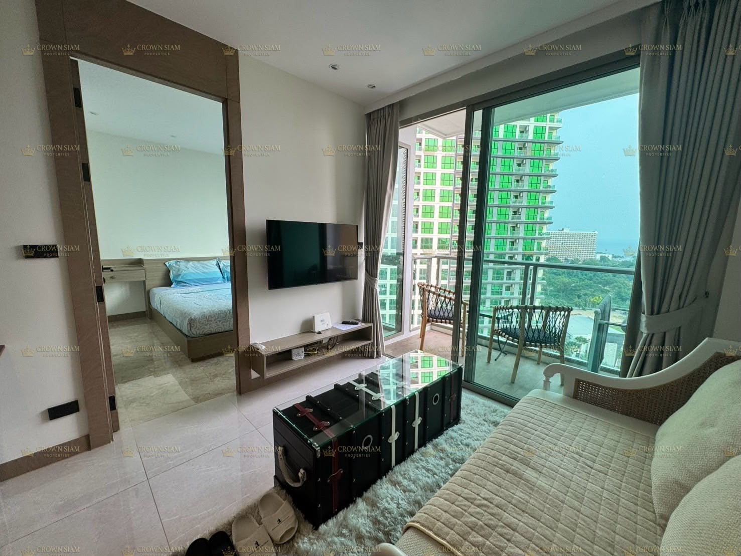 จอมเทียน • Riviera Ocean Drive • คอนโด 1 ห้องนอน