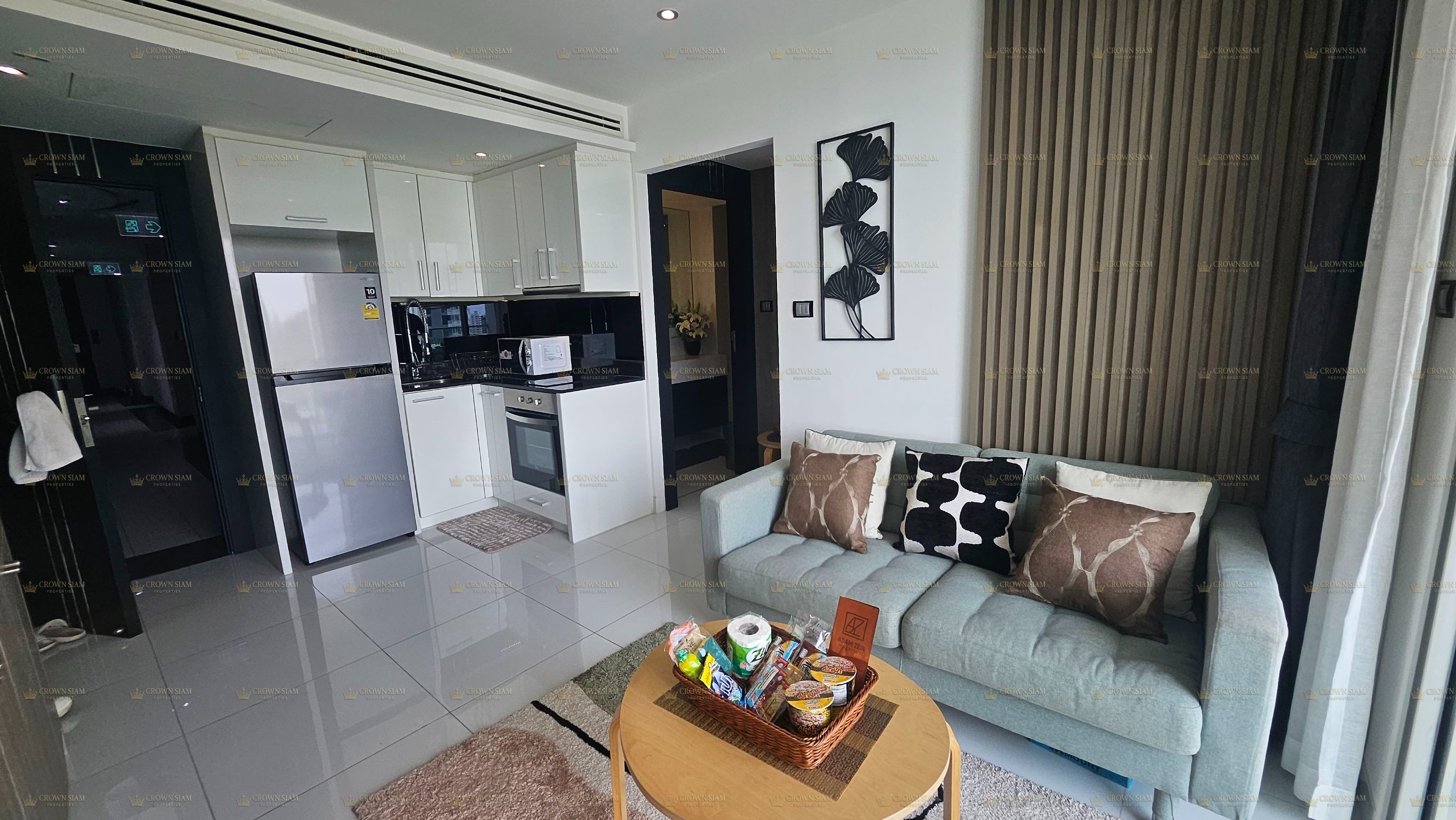 Pratumnak • Sky Residence • 16F 1BR Condo for Rent - Image 4