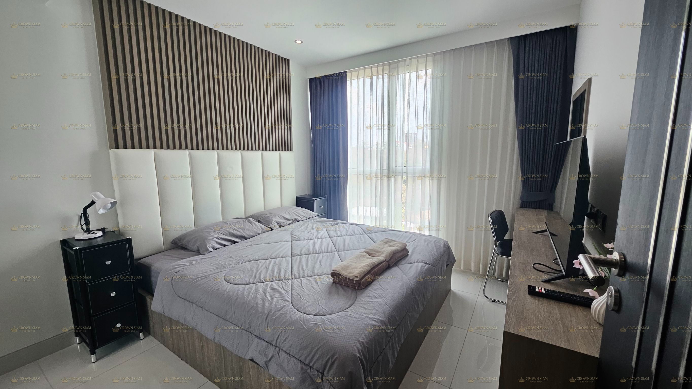 Pratumnak • Sky Residence • 16F 1BR Condo for Rent - Image 7