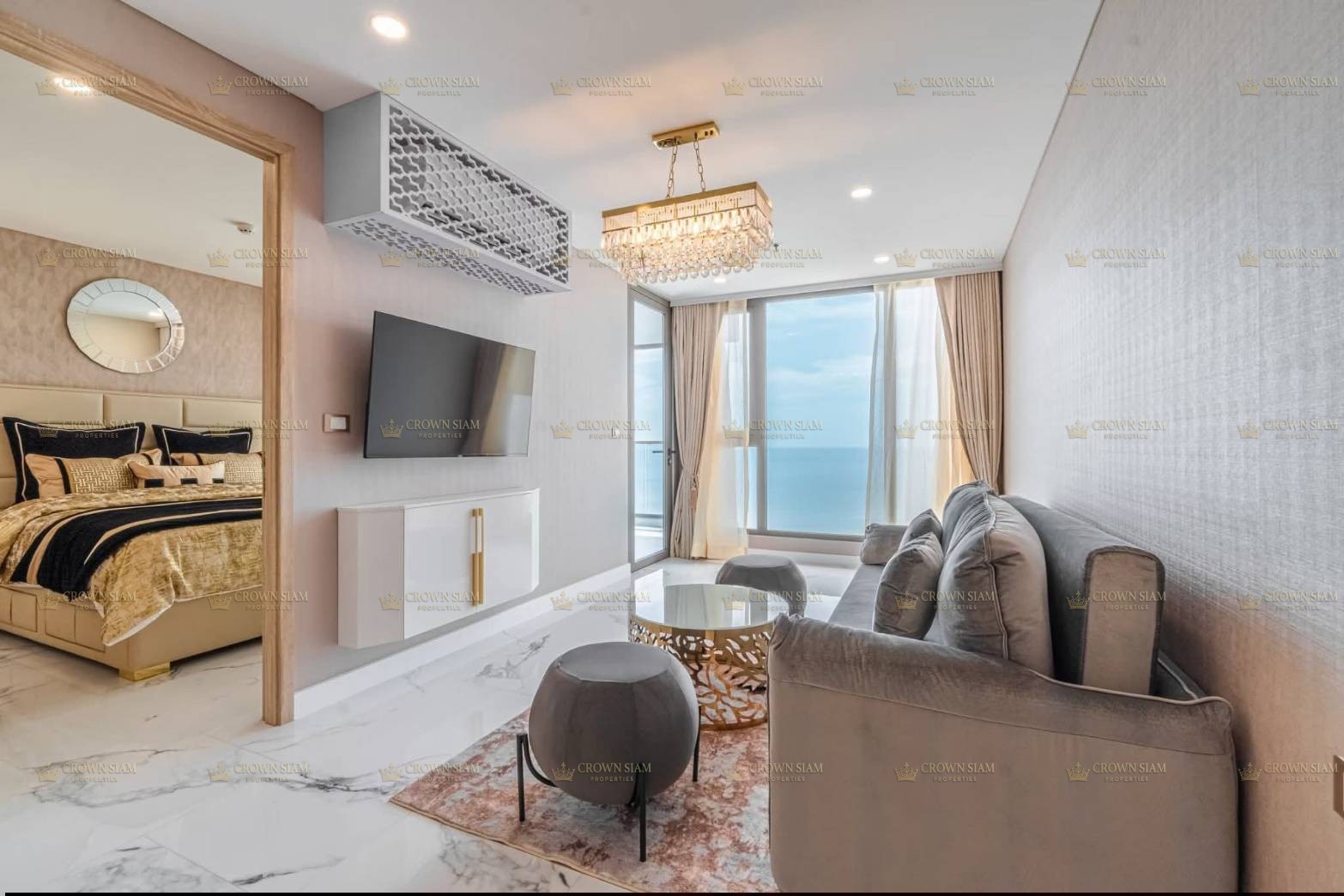 จอมเทียน • Copacabana Beach Jomtien • คอนโดวิวทะเล 3 ห้องนอน ชั้น 25 - Image 3