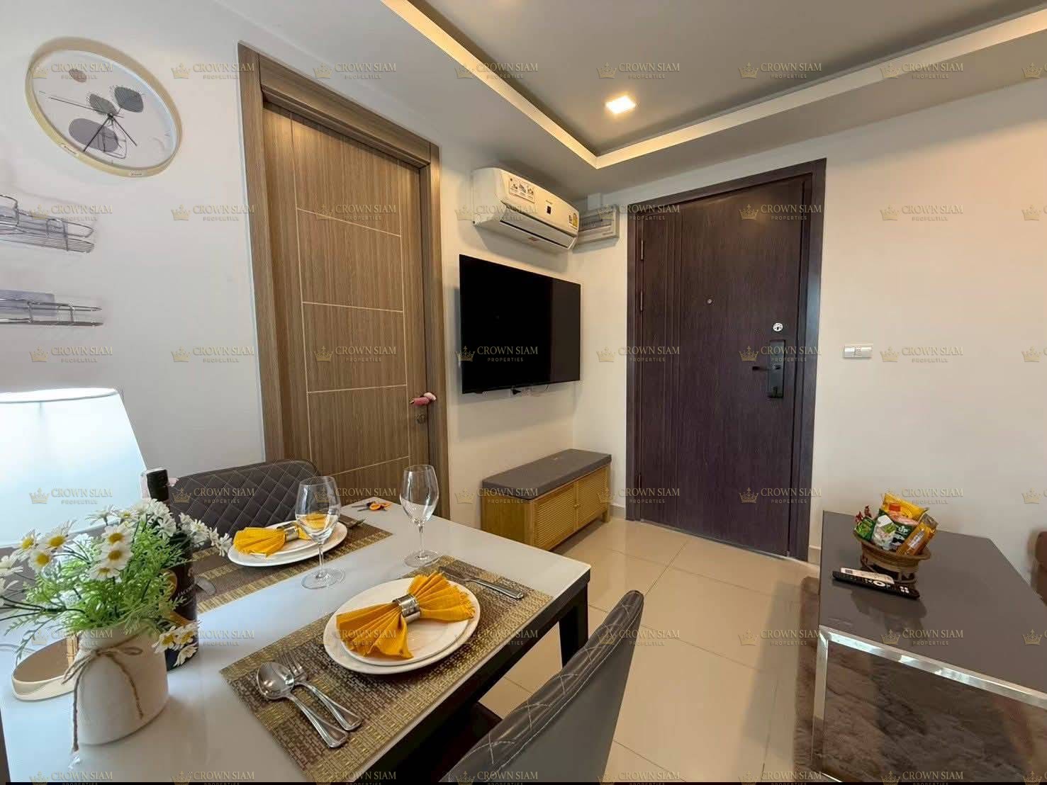 พัทยาใต้ • อาคาเดีย บีช คอนติเนนทัล • ชั้น 7 ห้อง 1 ห้องนอน วิวสระ - Image 5