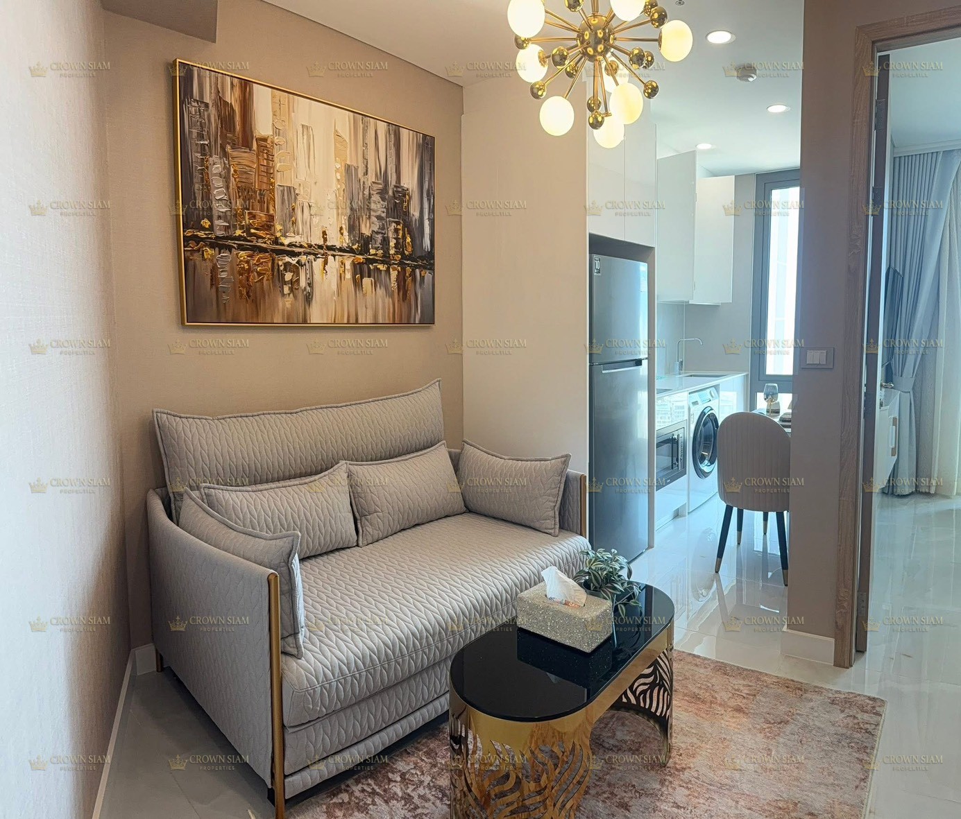 จอมเทียน • โคปาคาบาน่า บีช จอมเทียน • ชั้น 28 ห้อง 1 ห้องนอน - Image 3