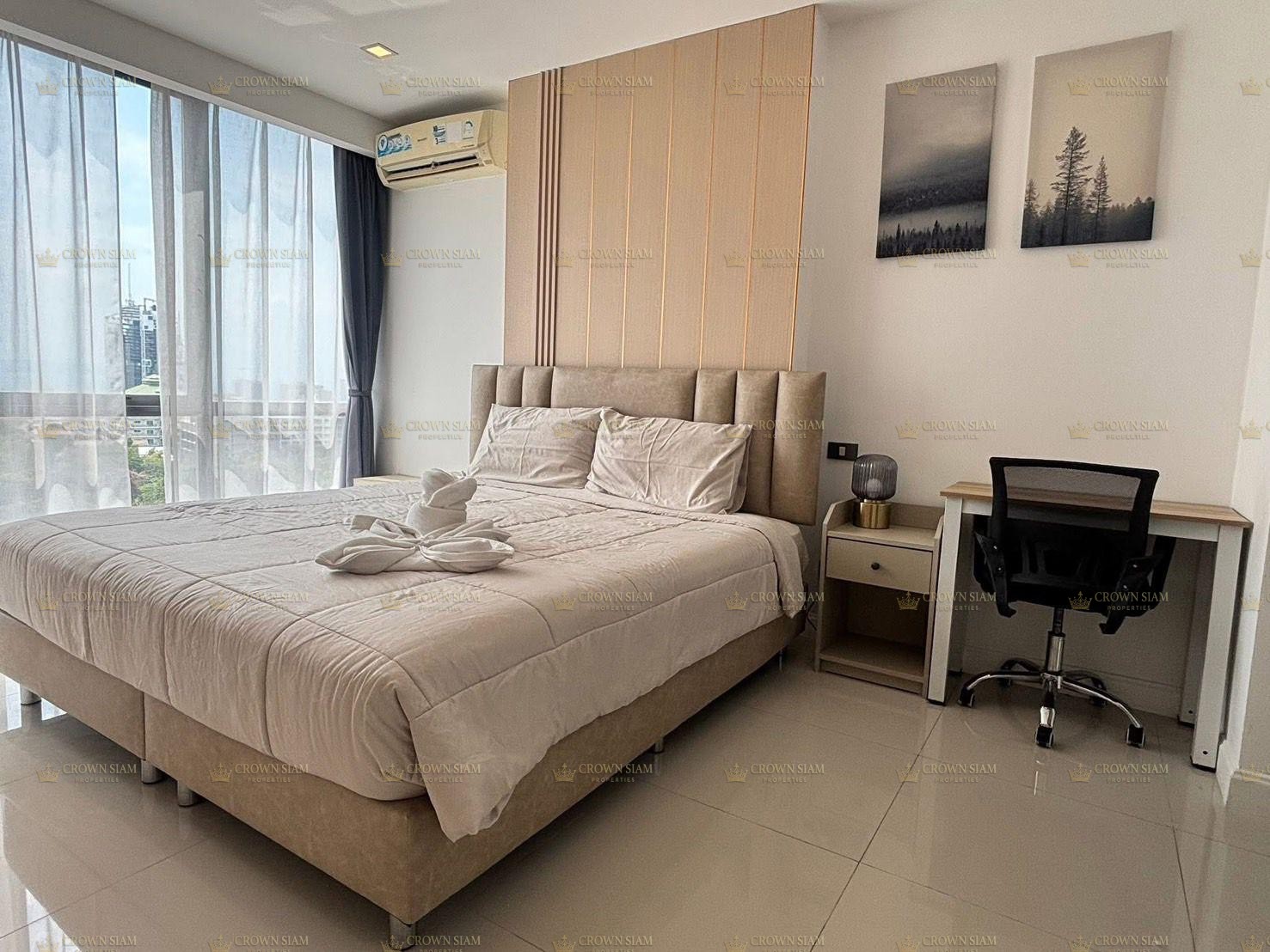 Pratumnak • The Jewel Condominium • 1BR High Floor Sea View - Image 9