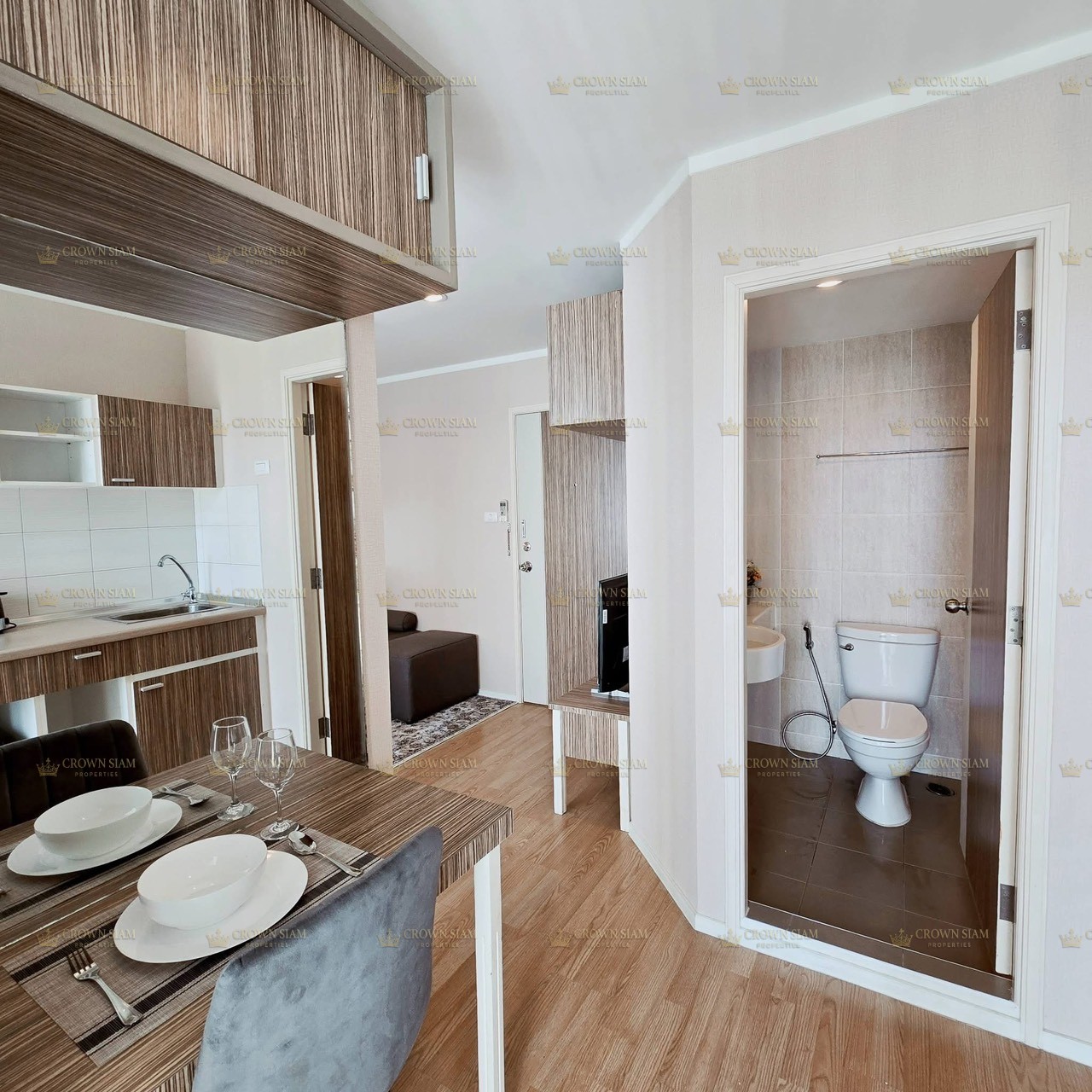 พัทยาเหนือ • Lumpini Ville Wongamat • ชั้น 12A สตูดิโอ วิวทะเล - Image 9