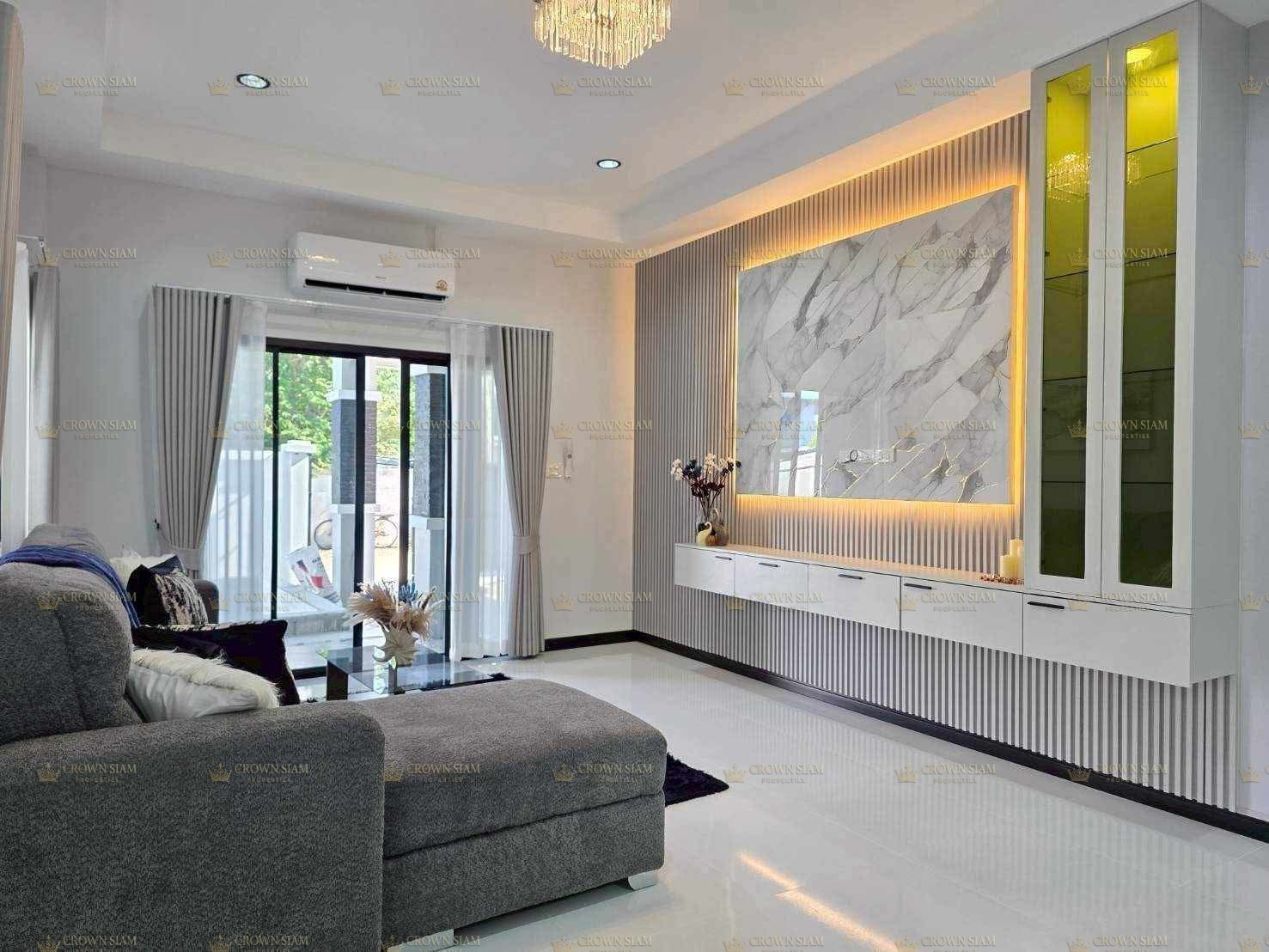 ห้วยใหญ่ • บ้านเดี่ยวสร้างใหม่พร้อมสระว่ายน้ำส่วนตัว • บ้าน 3 ห้องนอนสไตล์โมเดิร์นพร้อมสระว่ายน้ำ - Image 3