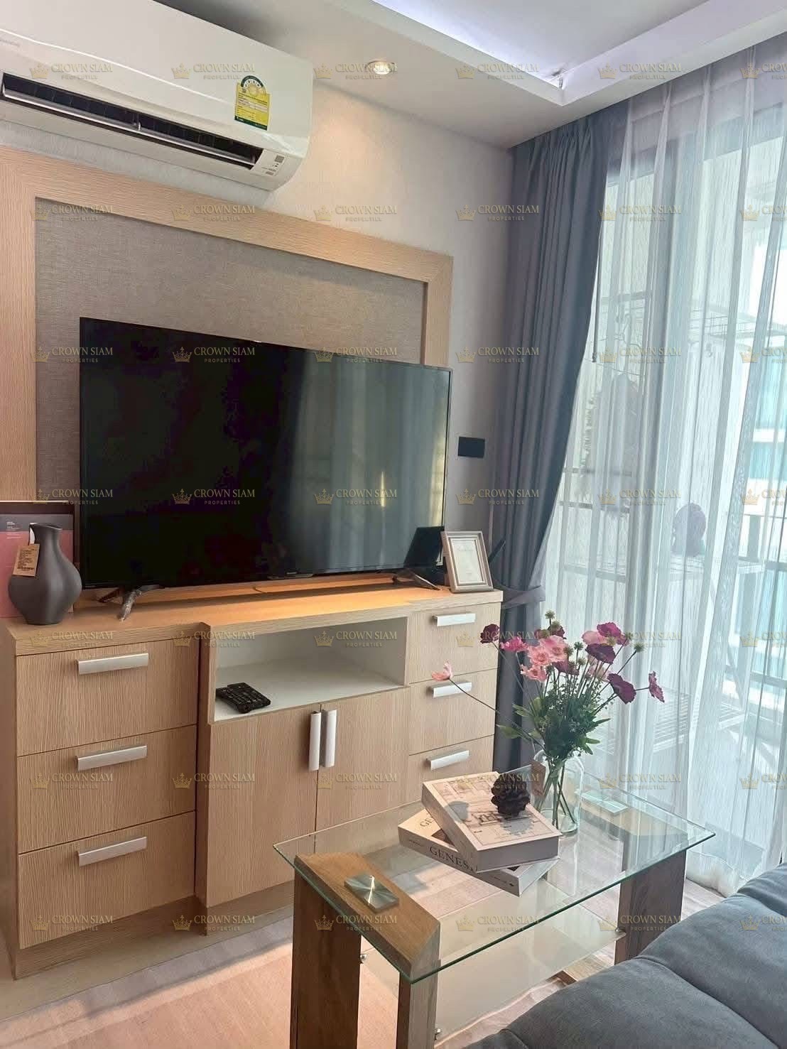 พระตำหนัก • Estanan Condo • 1 ห้องนอน วิวเมือง - Image 4