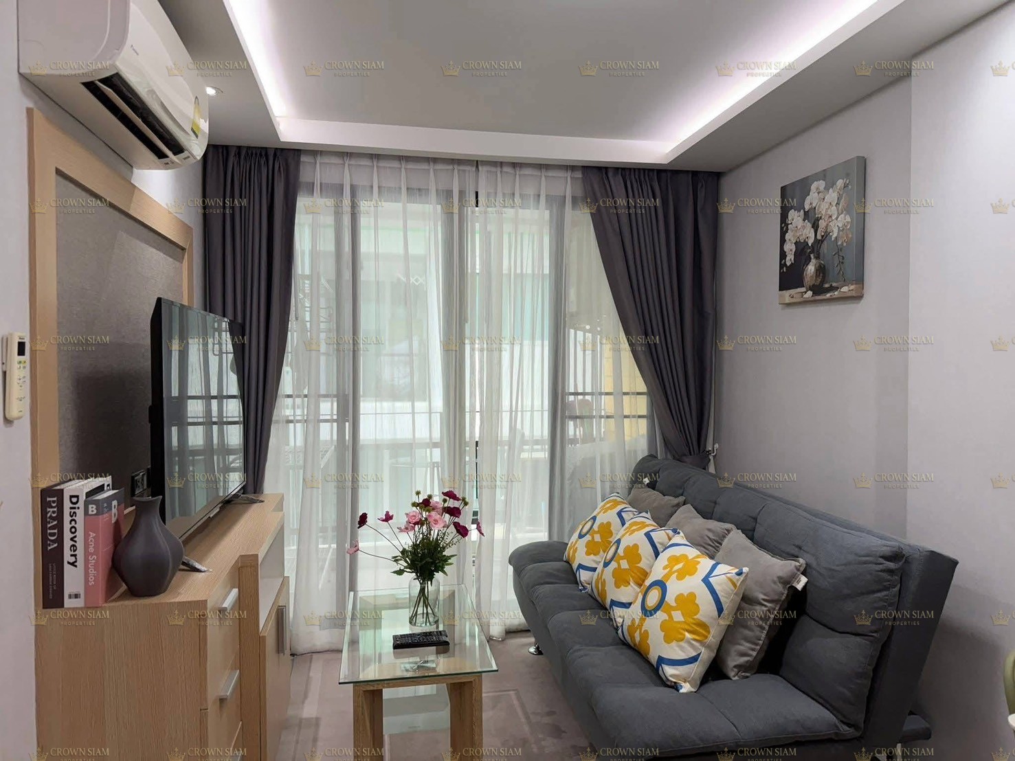 พระตำหนัก • Estanan Condo • 1 ห้องนอน วิวเมือง