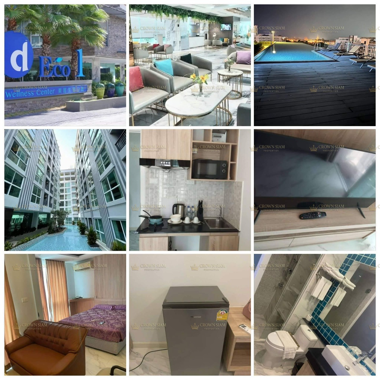 พัทยาเหนือ • D Eco Wellness Center • สตูดิโอ ชั้น 5 - Image 7