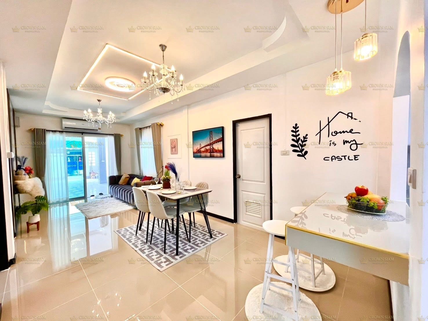 พัทยาตะวันออก • หมู่บ้านพัทยารุ่งเรือง 15 • บ้านเดี่ยวรีโนเวทใหม่ 3 ห้องนอน - Image 5