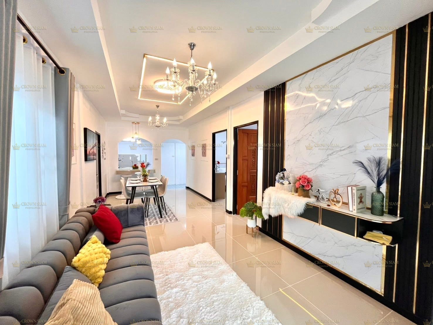 พัทยาตะวันออก • หมู่บ้านพัทยารุ่งเรือง 15 • บ้านเดี่ยวรีโนเวทใหม่ 3 ห้องนอน - Image 7