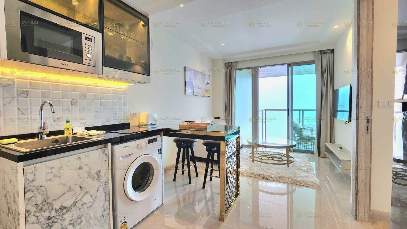 จอมเทียน • The Riviera Monaco • คอนโด 1 ห้องนอน วิวทะเล ห้องมุม ชั้น 40 - Image 2