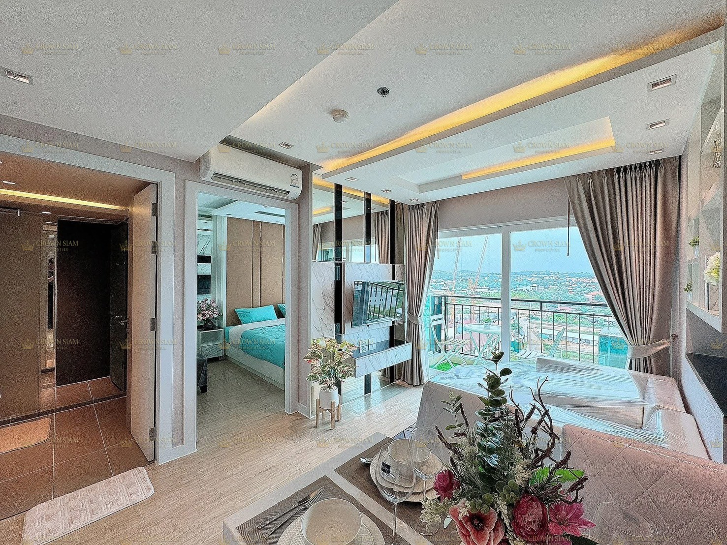 Jomtien • La Santiré Pattaya-Jomtien • 14F 1BR Condo - Image 3