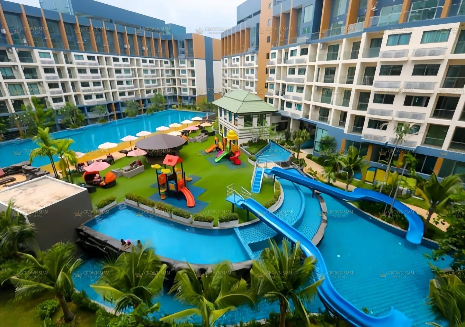 Jomtien • Laguna Beach Resort 2 • 1F Studio Garden View Condo - Image 7