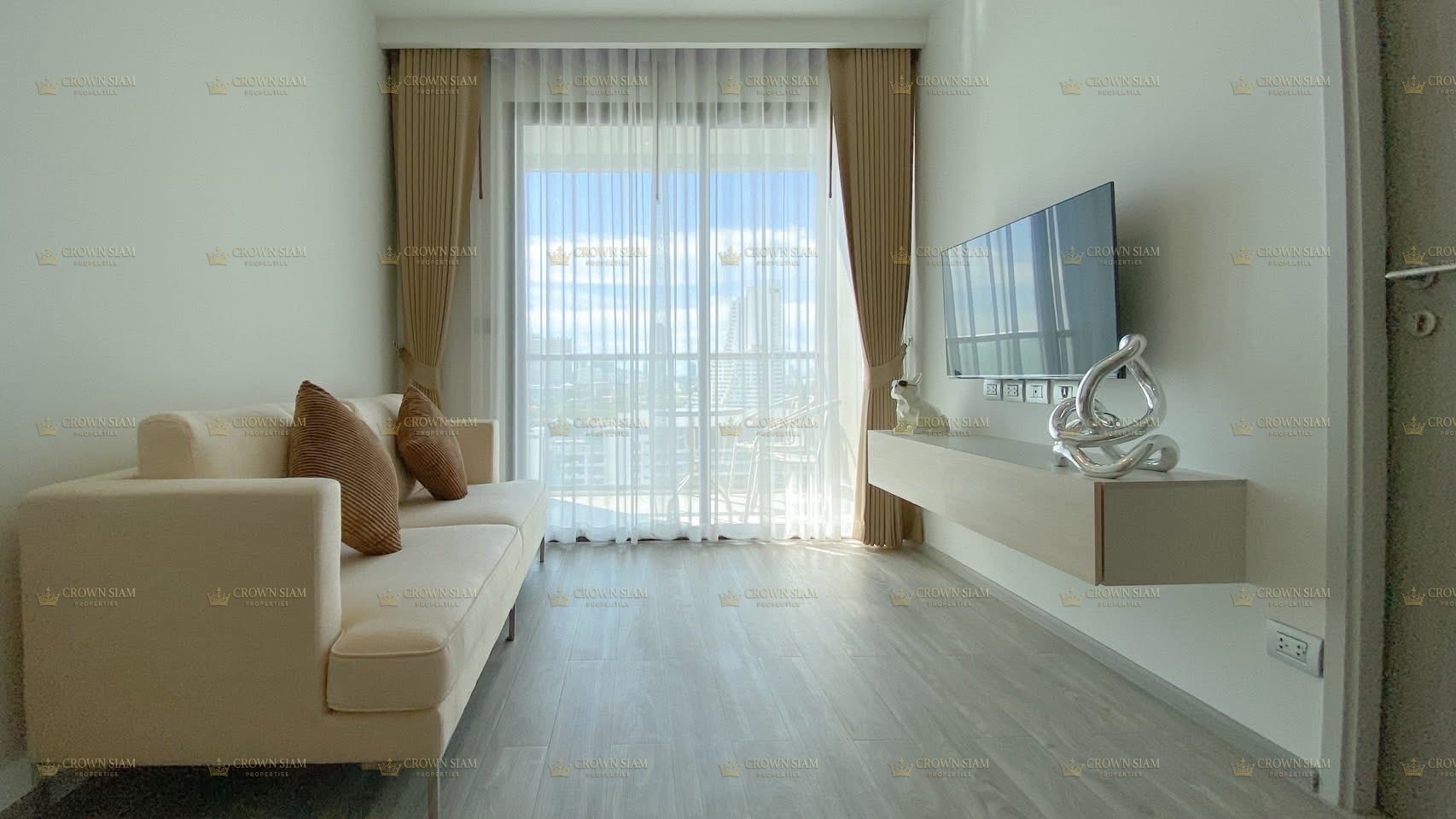 จอมเทียน • Aeras Beachfront Condominium • คอนโด 2 ห้องนอน ชั้น 10 วิวทะเล - Image 4