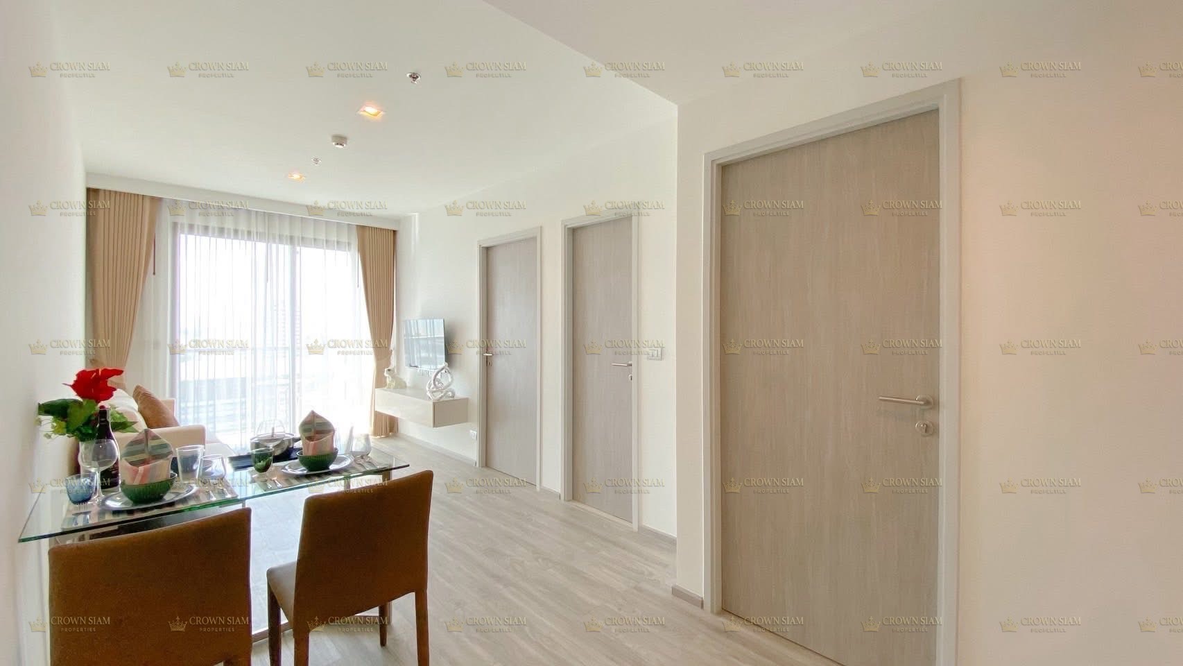 จอมเทียน • Aeras Beachfront Condominium • คอนโด 2 ห้องนอน ชั้น 10 วิวทะเล
