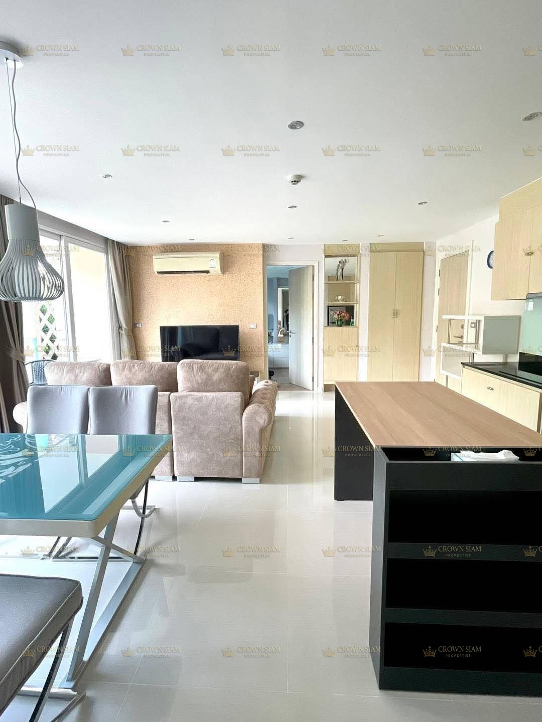 จอมเทียน • แกรนด์ แคริบเบียน • คอนโด 2 ห้องนอน วิวสวน - Image 3