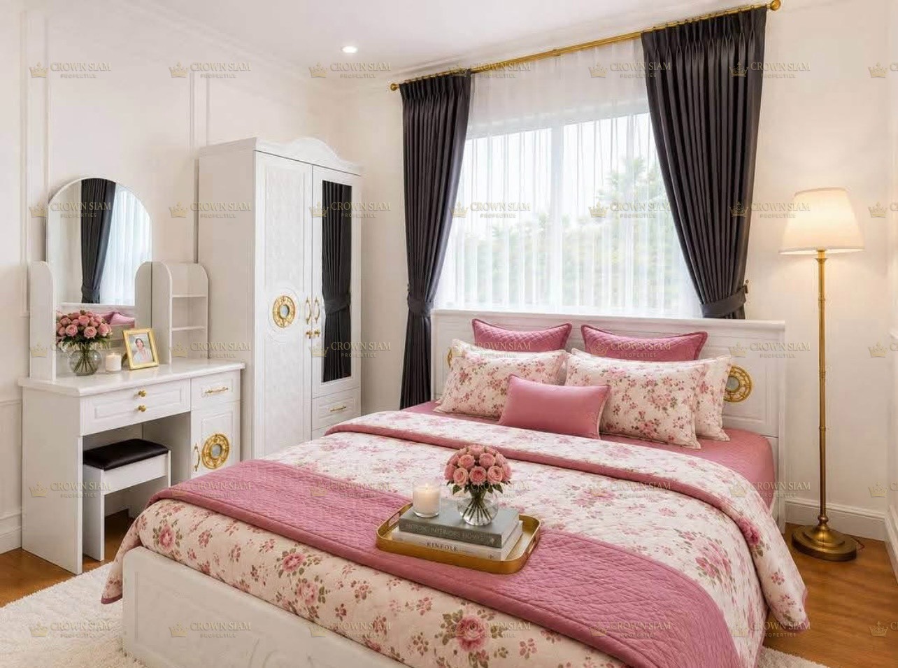 East Pattaya • Ngam Charoen 15 Village • 2BR Corner Townhome - Image 9