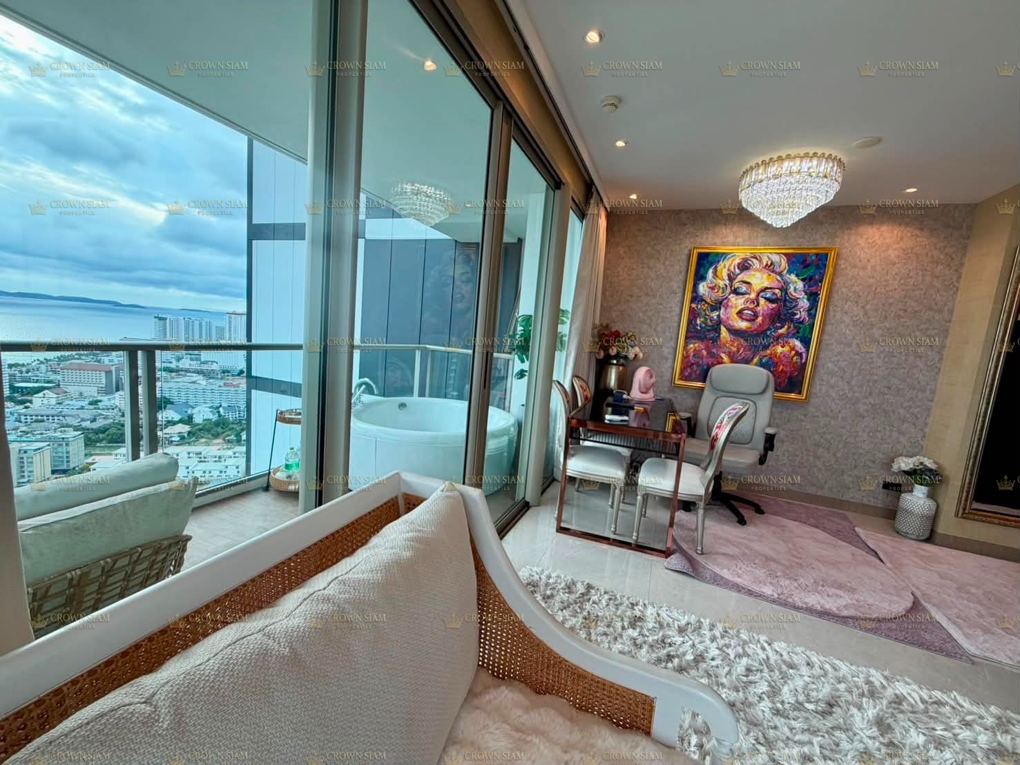 จอมเทียน • Riviera Ocean Drive • คอนโด 2 ห้องนอน วิวทะเลพาโนรามา ชั้น 40 - Image 4