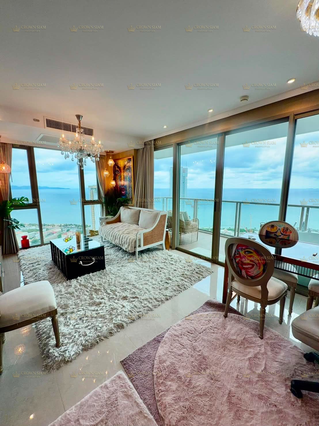 จอมเทียน • Riviera Ocean Drive • คอนโด 2 ห้องนอน วิวทะเลพาโนรามา ชั้น 40